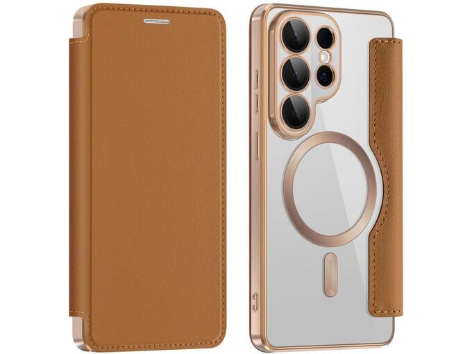 Maska za Samsung Galaxy S26 Ultra braon Magsafe Lux Bi Fold