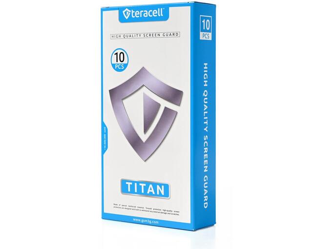Zaštitno staklo Tempered glass Teracell Titan 2.5D 10u1 za iPhone 17 Air 6.6 crni