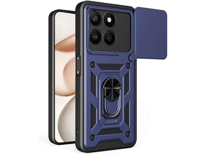 Maska za Honor X7d 4G/400 Smart 5G Hard Shield tamno plava