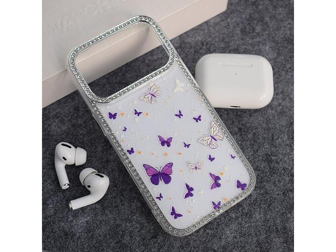 Maska za iPhone 17 Pro Max Purple Blossom Sunny Garden