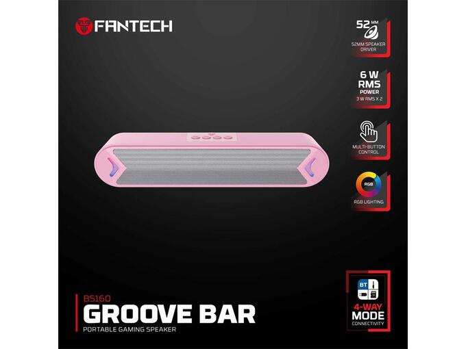 Bluetooth zvučnik Fantech BS160 Groove Bar pink