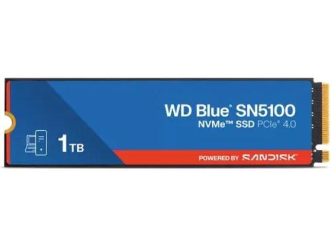 SSD M.2 NVMe 1TB WD Blue SN5100 7100MB/s 6700MB/s WDS100T5B0E