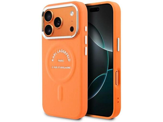 Maska za telefon iPhone 17 Pro Karl Lagerfeld Karl RSG Logo MagSafe