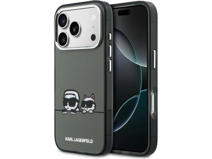 Maska za telefon iPhone 17 Pro Max IML Karl & Choupette Peekaboo Logo MagSafe