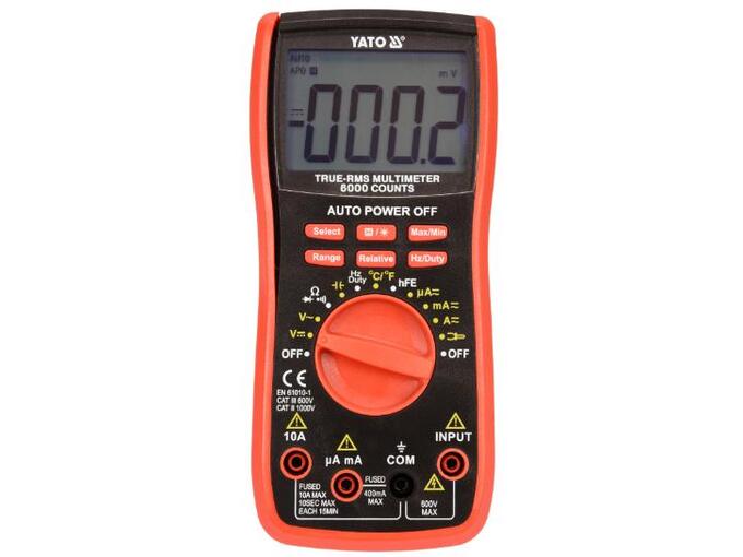 Yato Digitalni multimetar LCD25000 True RMS