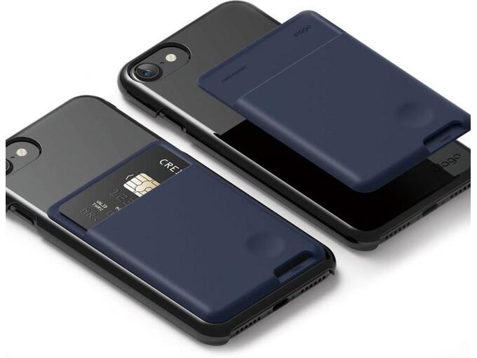 Phone card pocket (silikonski) plavi.
