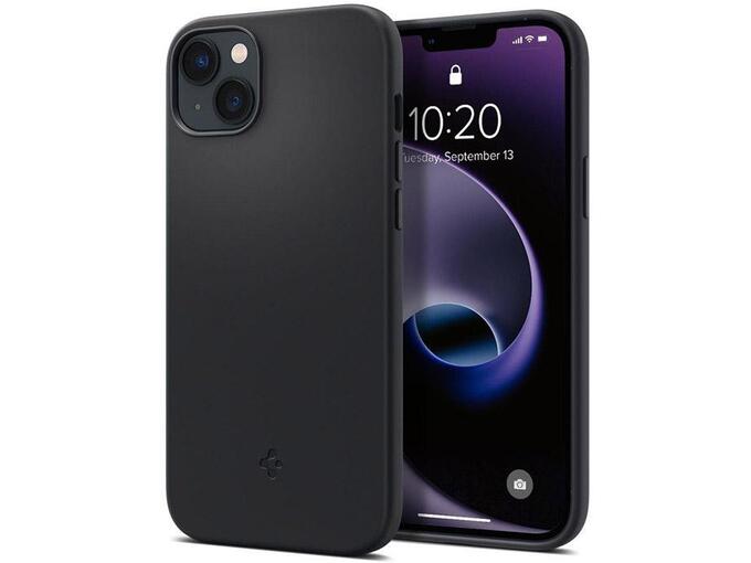 Maska Spigen silicone Fit MagSafe za iPhone 14 crna.