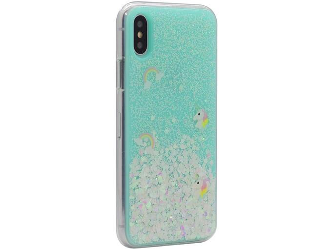 Maska Platina Unicorn za iPhone X/ XS tirkiz