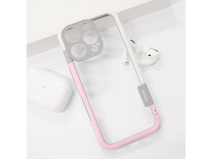Maska Wolmtt bumper za iPhone 16 Pro Max pink