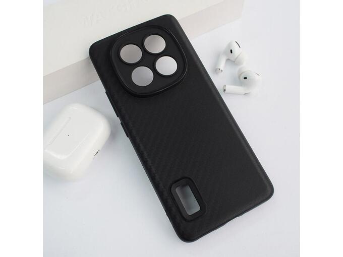 Maska Carbon fiber za Xiaomi Redmi Note 14 Pro Plus 5G crna