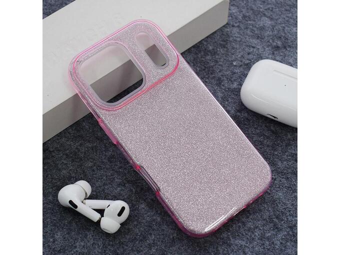 Maska Crystal Dust za iPhone 17 Pro Max pink