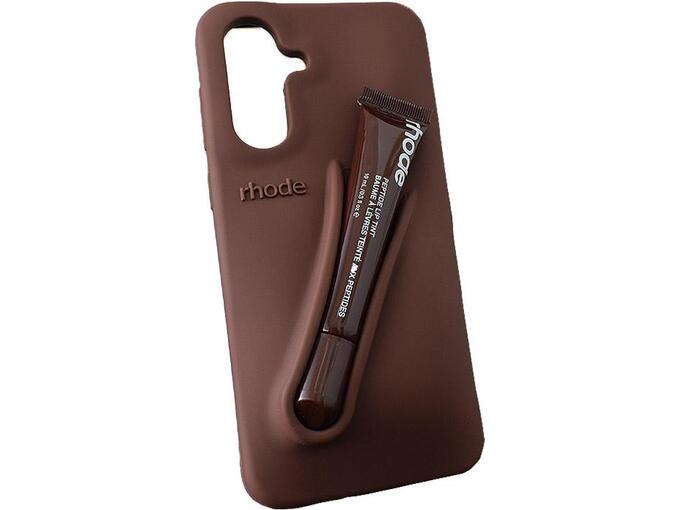 Maska Rhode LIP CASE + LIP TINT za Samsung A56 5G/ A556B espresso
