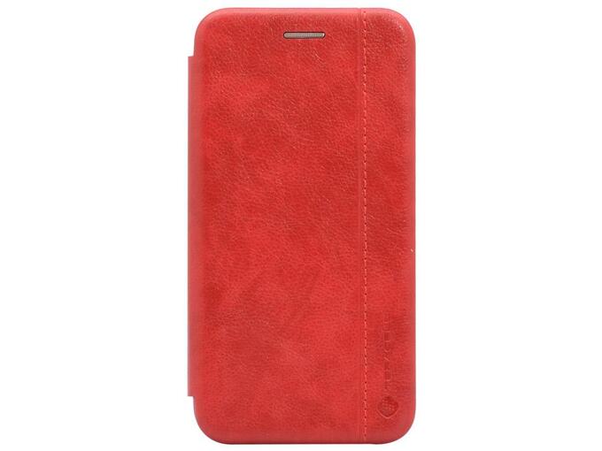 Maska na preklop Teracell Leather za Samsung S10 Lite/ G770/ A91/ A915F crvena