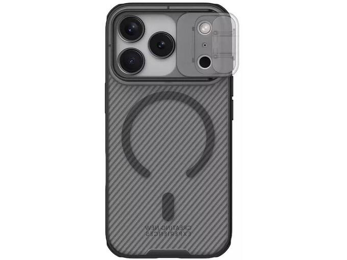 Maska Nillkin CamShield Pro Magnetic za iPhone 17 Pro Max transparent crna