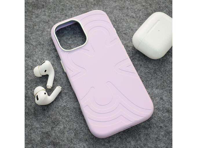Maska Mag Case Abstract Flow za iPhone 17 morandi purple