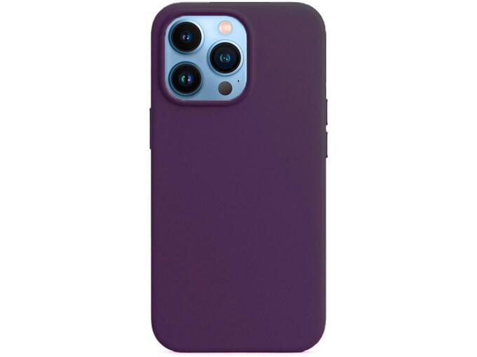 Maska Beautiful Shine Leather za iPhone 16 Pro Max tamno ljubicasta