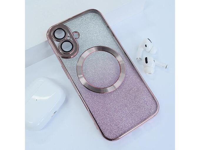 Maska Mag Case Electroplated za iPhone 16 roze