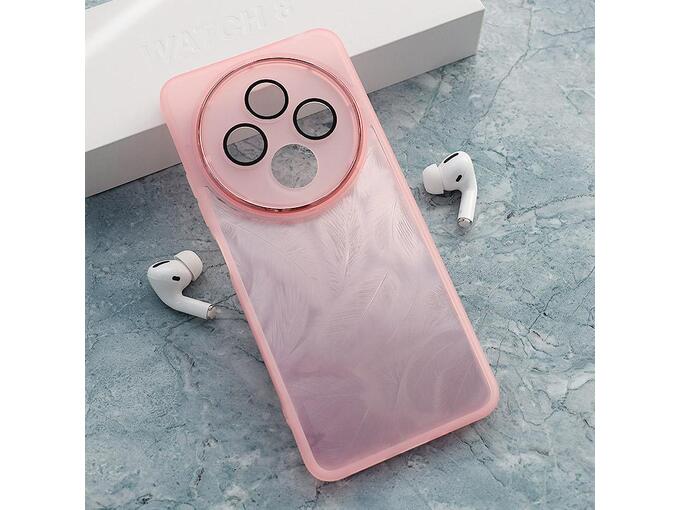Maska Glitter Feather za Xiaomi Redmi 14C/ A4 (2024) roze