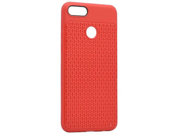 Maska Grid za Huawei Y9 (2018) crvena
