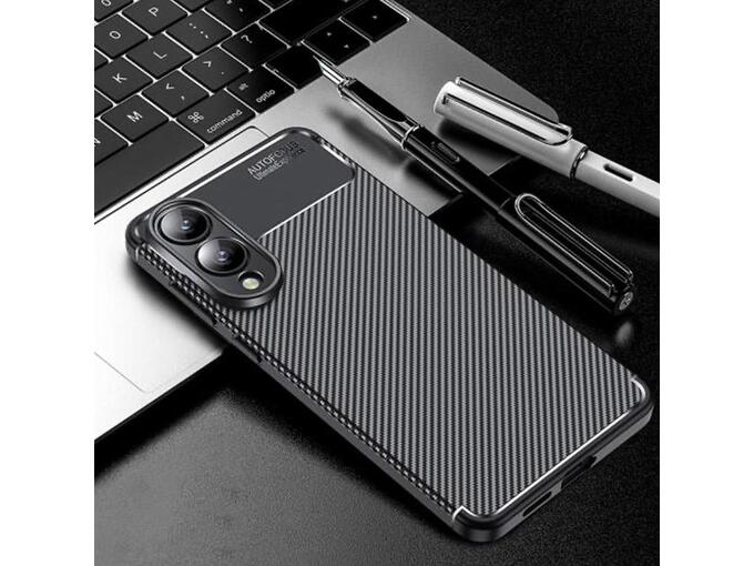 Maska Carbon Defender za Samsung S25 Edge crna