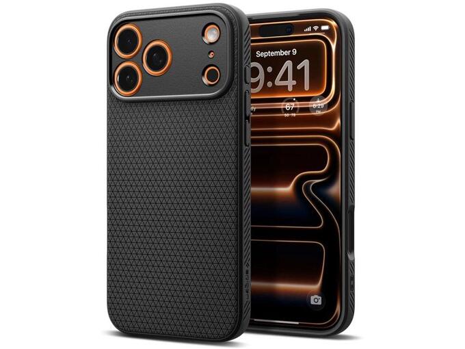 Maska Spigen Liquid Air za iPhone 17 Pro Max mat crna