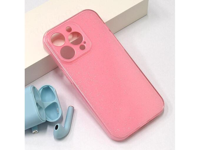 Maska Flash Crystal za iPhone 14 Pro Max roze.