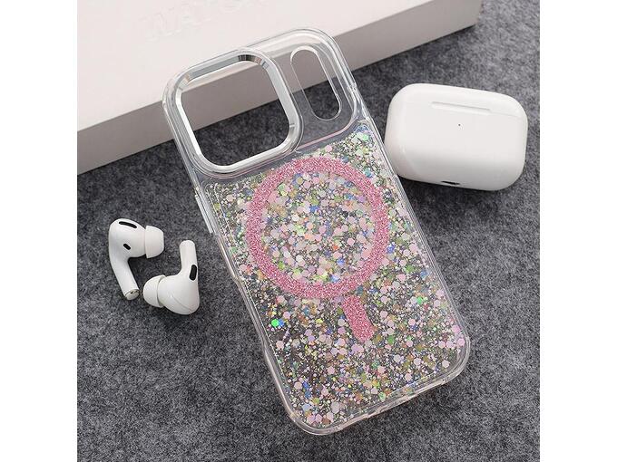 Maska Mag Case Glue za iPhone 17 Pro Max roze