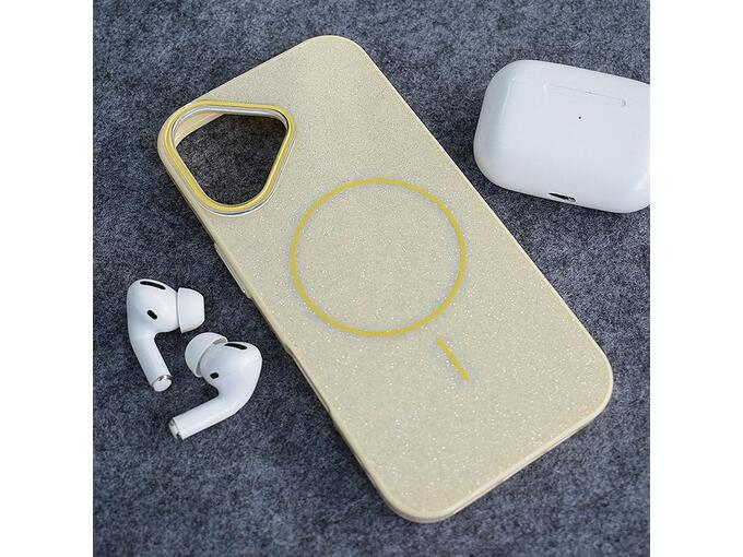 Maska Mag Case Fashion Glitter za iPhone 17 zuta