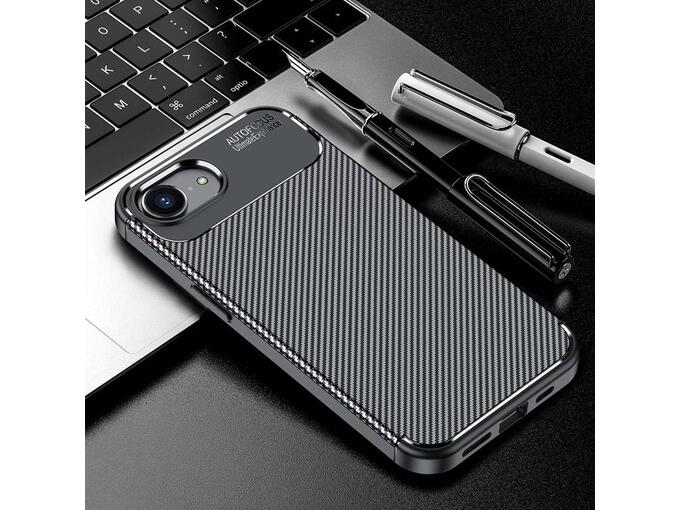 Maska Carbon Defender za iPhone 16e crna