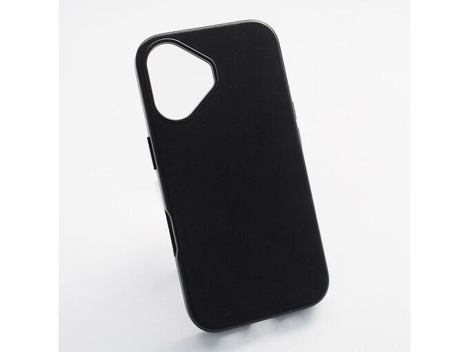 Maska Beautiful Shine Leather za iPhone 16 crna