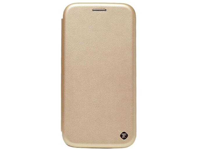 Maska na preklop Teracell Flip Premium za Xiaomi Poco X4 Pro 5G zlatna