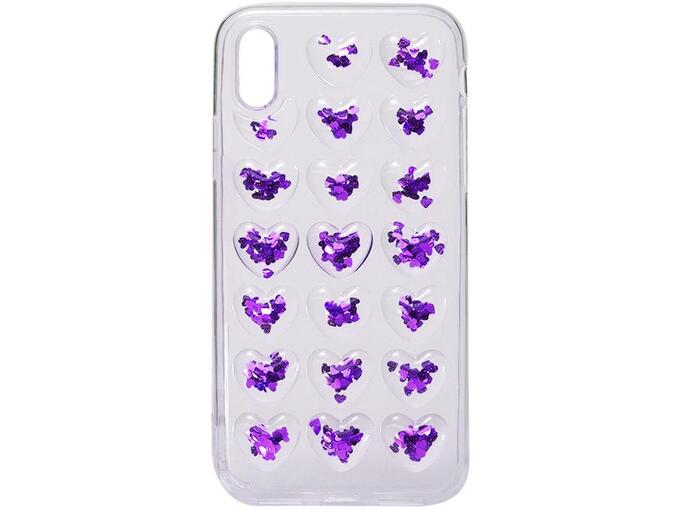 Maska Happy Hearts za iPhone X Tip3
