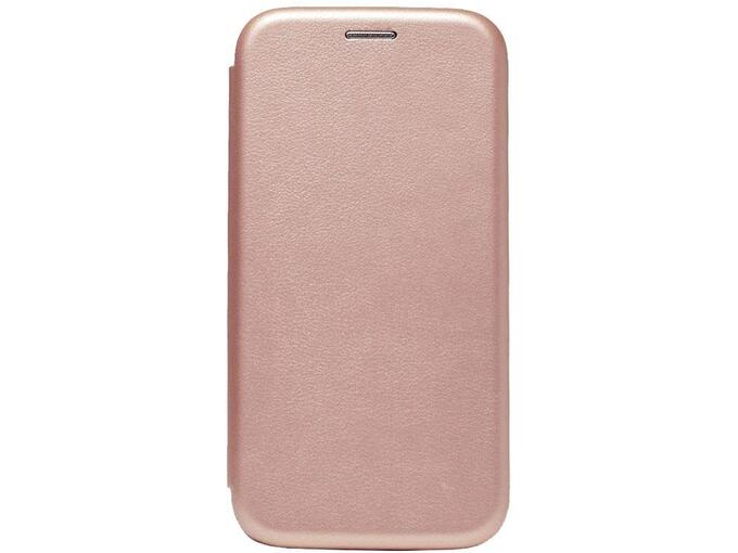 Maska na preklop Teracell Flip Premium za OnePlus Nord N100 roze zlatna