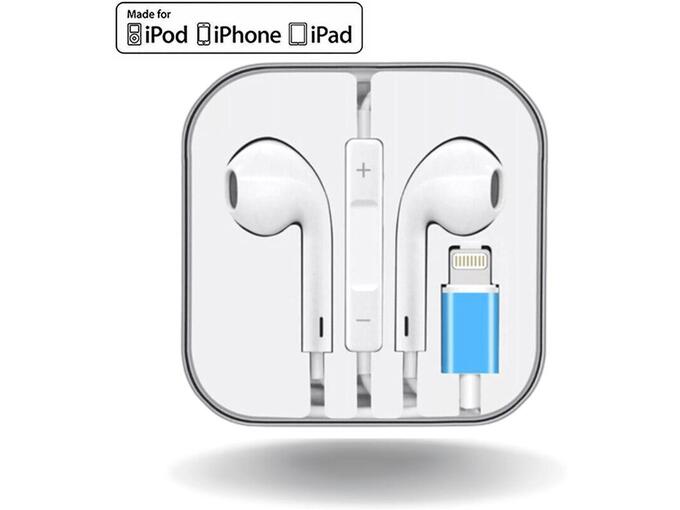 Slusalice za iPhone Lightning BT bele