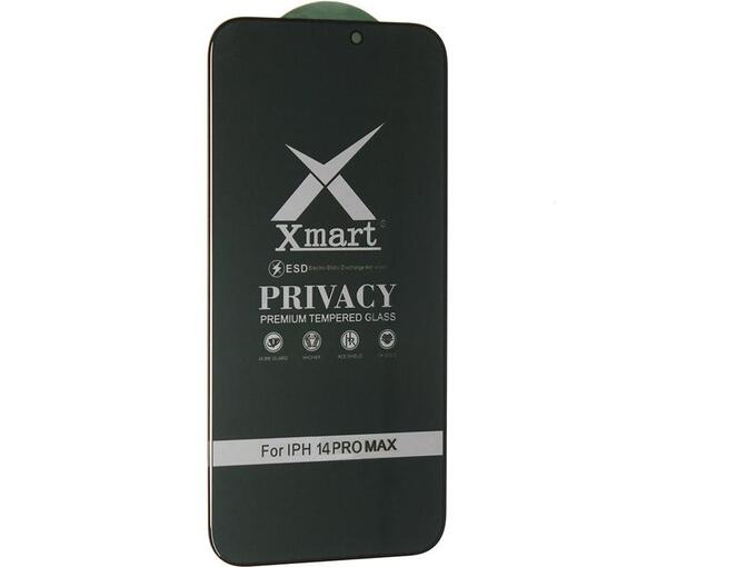 Zastitno staklo XMART 9D Privacy za iPhone 14 Pro Max