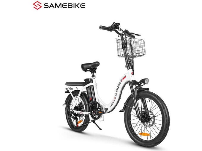 Elektricni bicikl Samebike CY20 beli