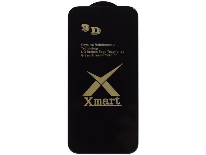 Zastitno staklo XMART 9D za iPhone 13/ 13 Pro/ 14/ 16e crno