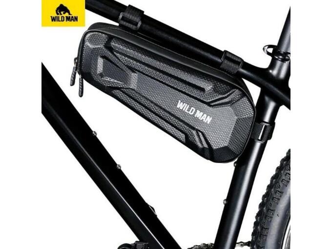 Torba za bicikl WILDMAN XT9 XL 3.5L Bike Frame Bag Bike Holder crna