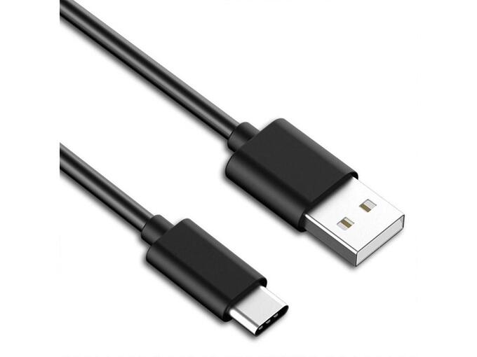 Kabel USB na Type-C crni 1m