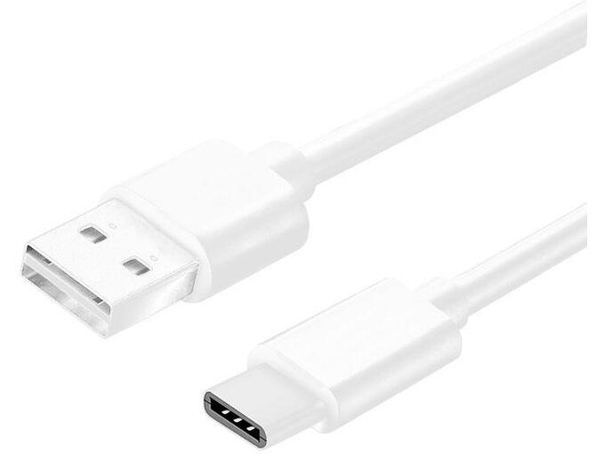 Kabel USB na Type-C beli 1m