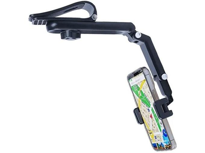 Auto drzac za telefon za suncobran crni