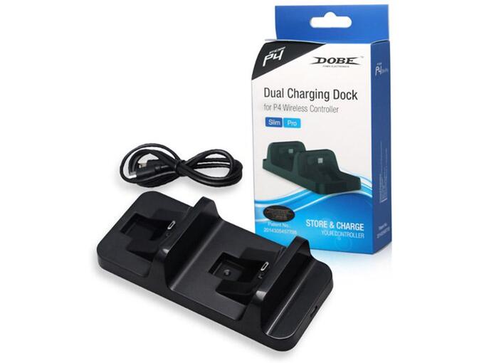 Docking station DOBE TP4-002 Punjac Za PS4 Kontrolere Dual crni