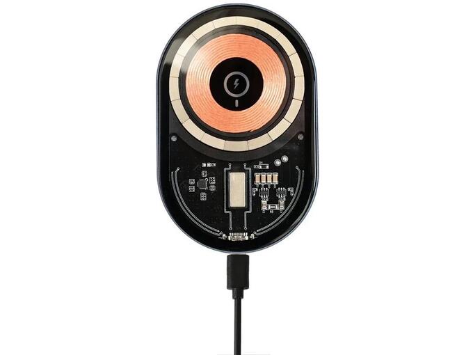 Auto drzac za telefon sa bezicnim punjenjem magnetni 15W transparent TIp 1.
