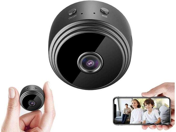 Mini Wireless Kamera 1080P A9 crna