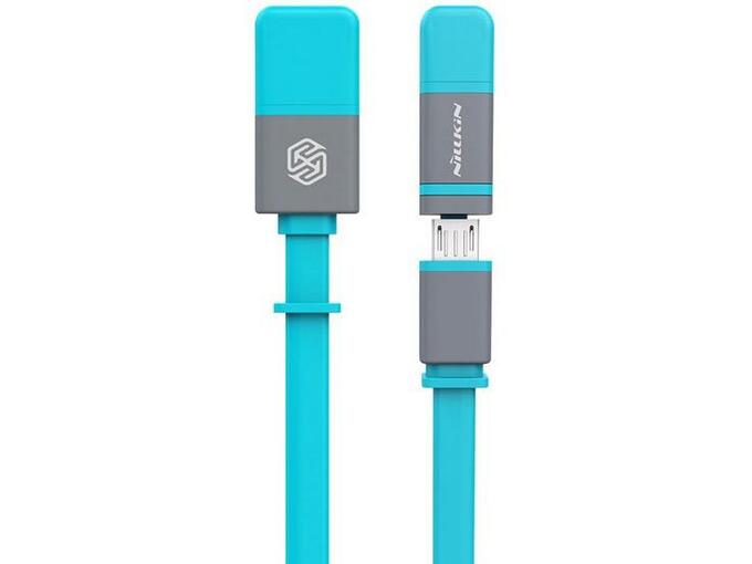 Nillkin USB kabel Plus II 2u1 (Lightning/ Micro) 1,2m plavi.