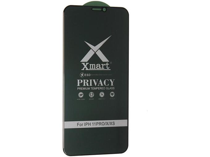 Zastitno staklo XMART 9D Privacy za iPhone X/ XS/ 11 Pro