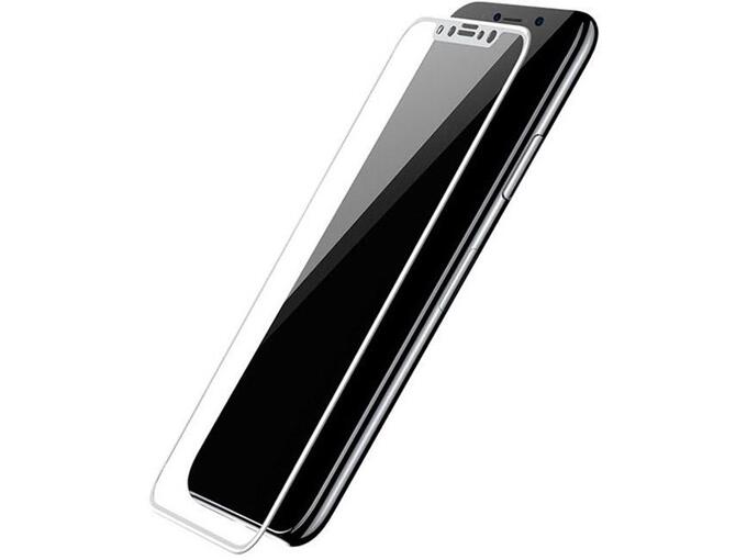Zastitno staklo Baseus 0.2mm za iPhone X/ 11 Pro belo.
