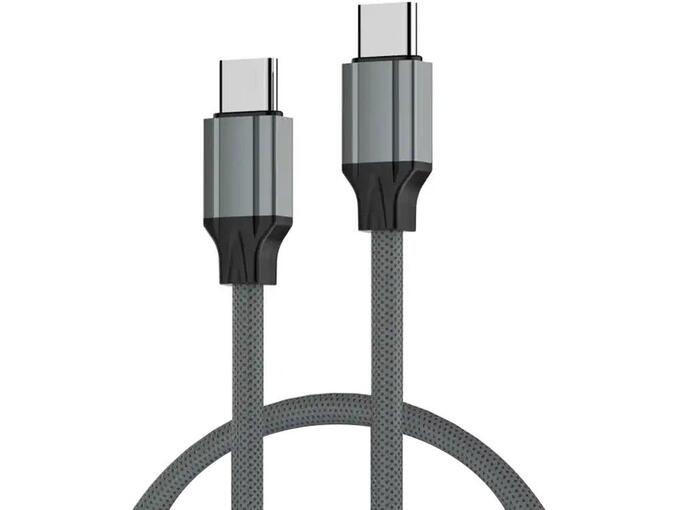 Kabel LDNIO LC441c 65w Type-C na Type-C sivi 1m