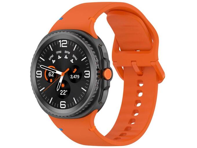 Silikonska narukvica za pametni sat Samsung Galaxy watch 8 narandzasta