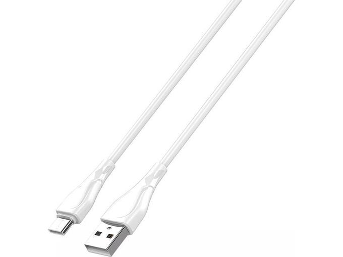 Kabel LDNIO LS612 25W Fast USB na Type-C beli 2m